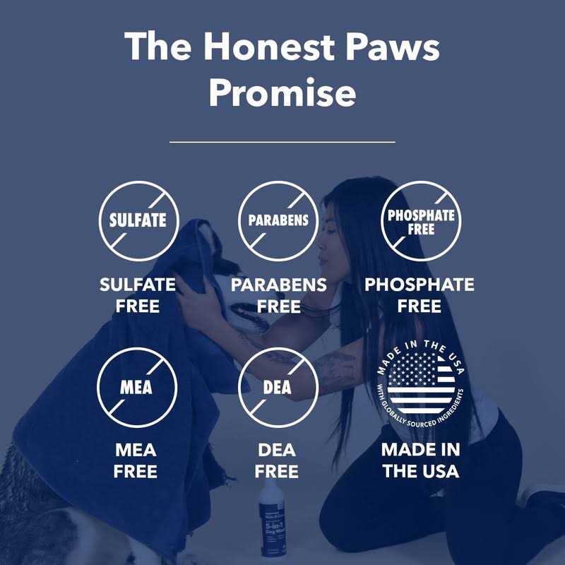 Honest Paws Dog Shampoo and Conditioner 5-in-1 for Allergies and Dry - Image 3