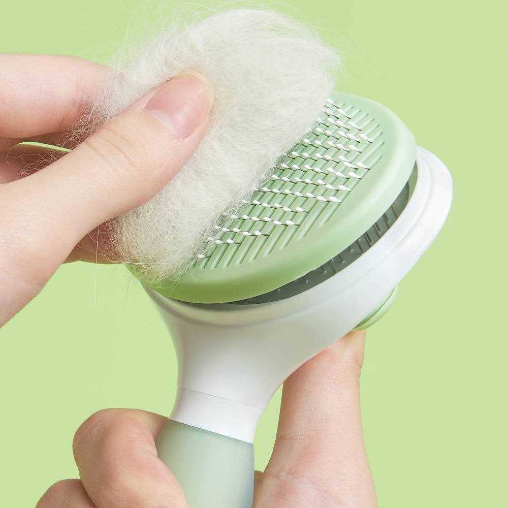Michu Cream Pet Brush Gentle and Effective Grooming for Dogs and Cats - Image 5