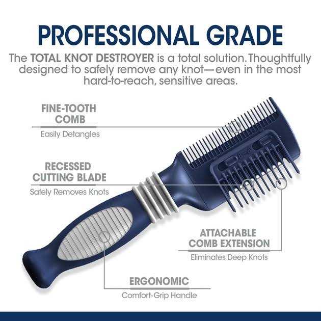 Magic Coat Professional Series Total Knot Destroyer Dog Knot Comb - Image 5