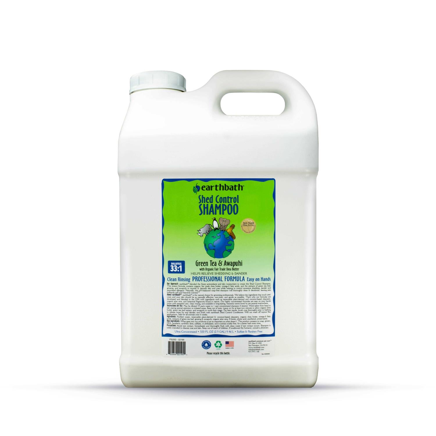 Earthbath Green Tea & Awapuhi Shed Control Shampoo - Image 3