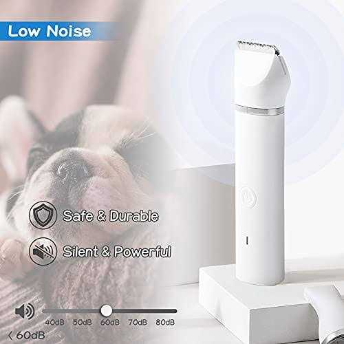 FERRISA Dog Clippers for Grooming Small Dog Clipper Dog Grooming Kit with 4 Blade Heads - Image 5