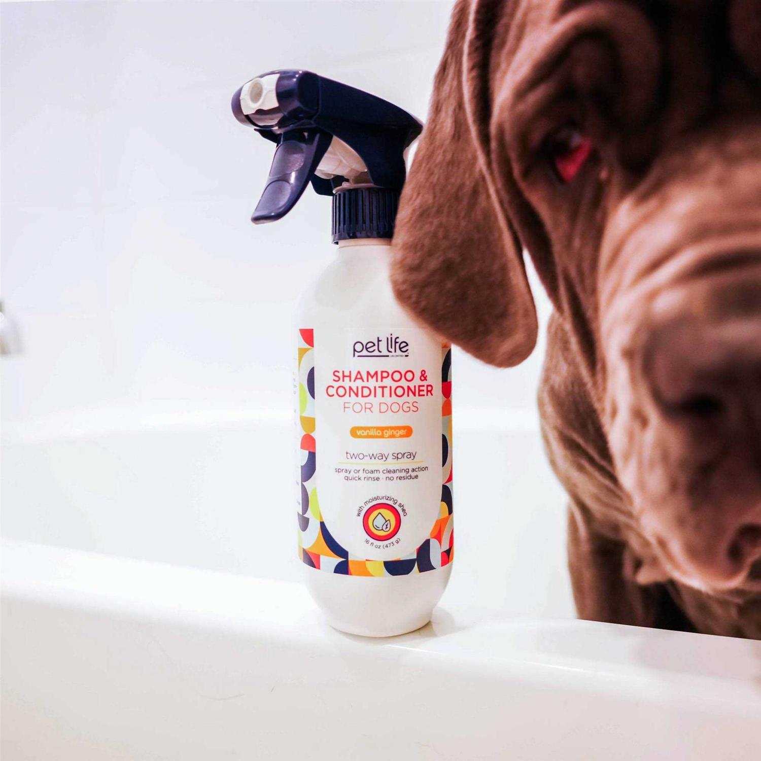Pet Life Unlimited Dog Shampoo & Conditioner with Two-Way Spray - Image 3