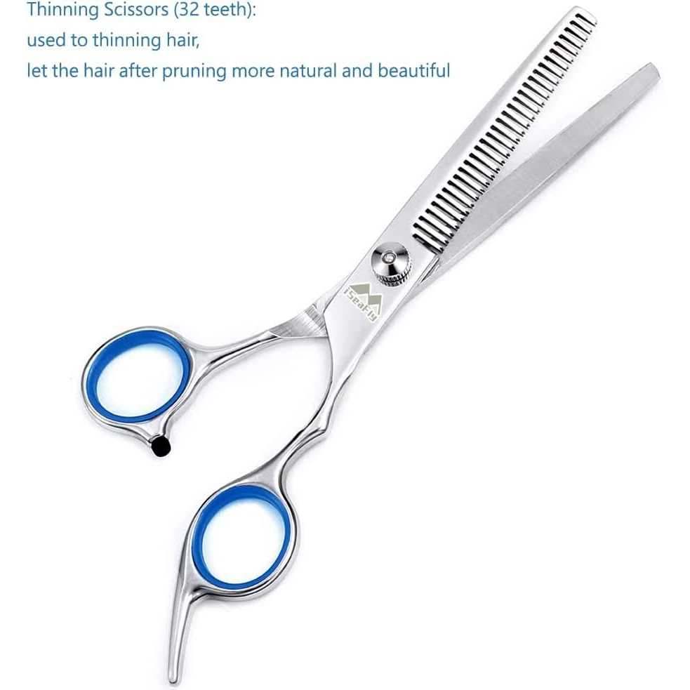 iSeaFly Dog Grooming Scissors Kit with Round Tip Set of 5 Cat Dog Scissors - Image 5