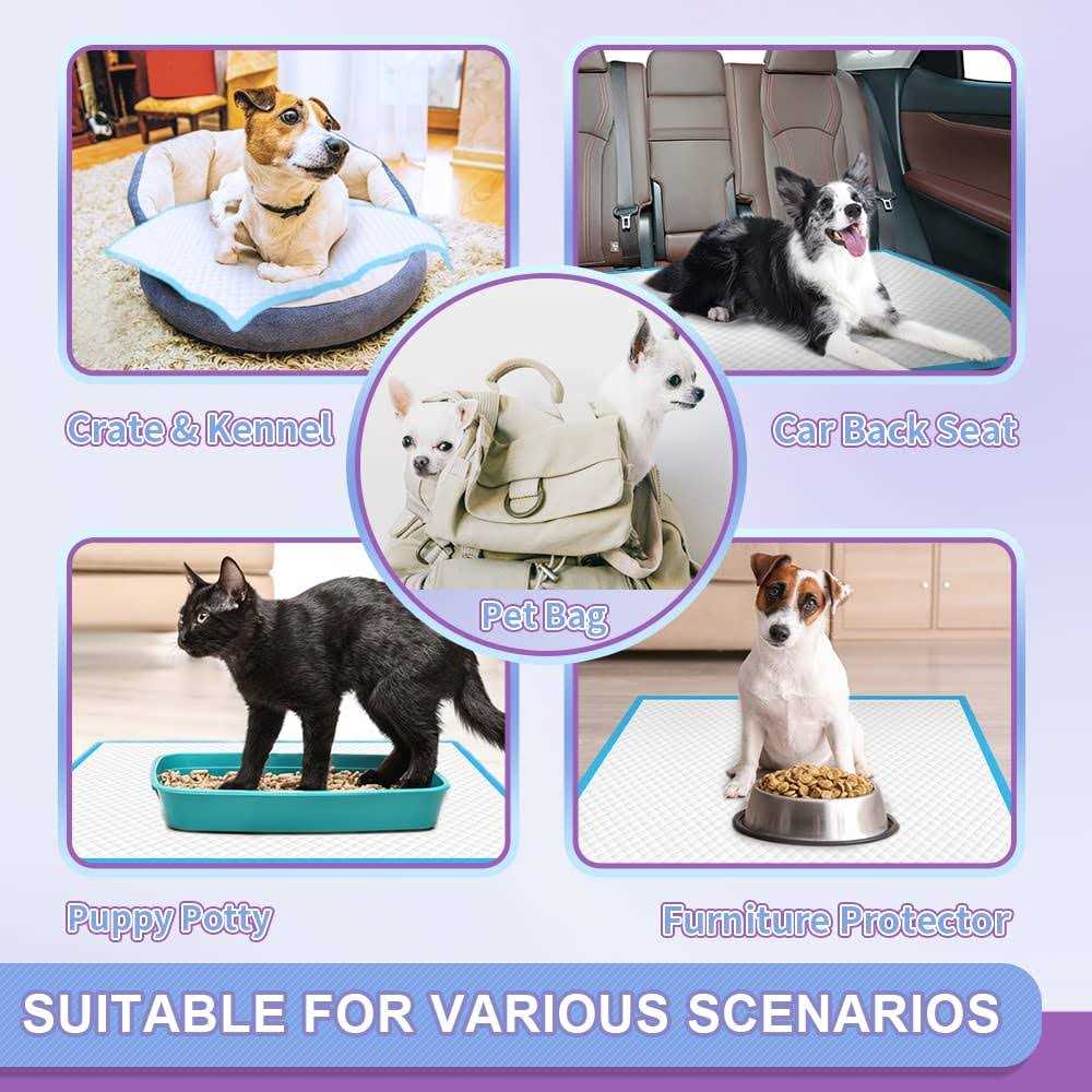 IMMCUTE Puppy Pee Pads Dog Pee Training Pads Super Absorbent & Leak-Proof - Image 3