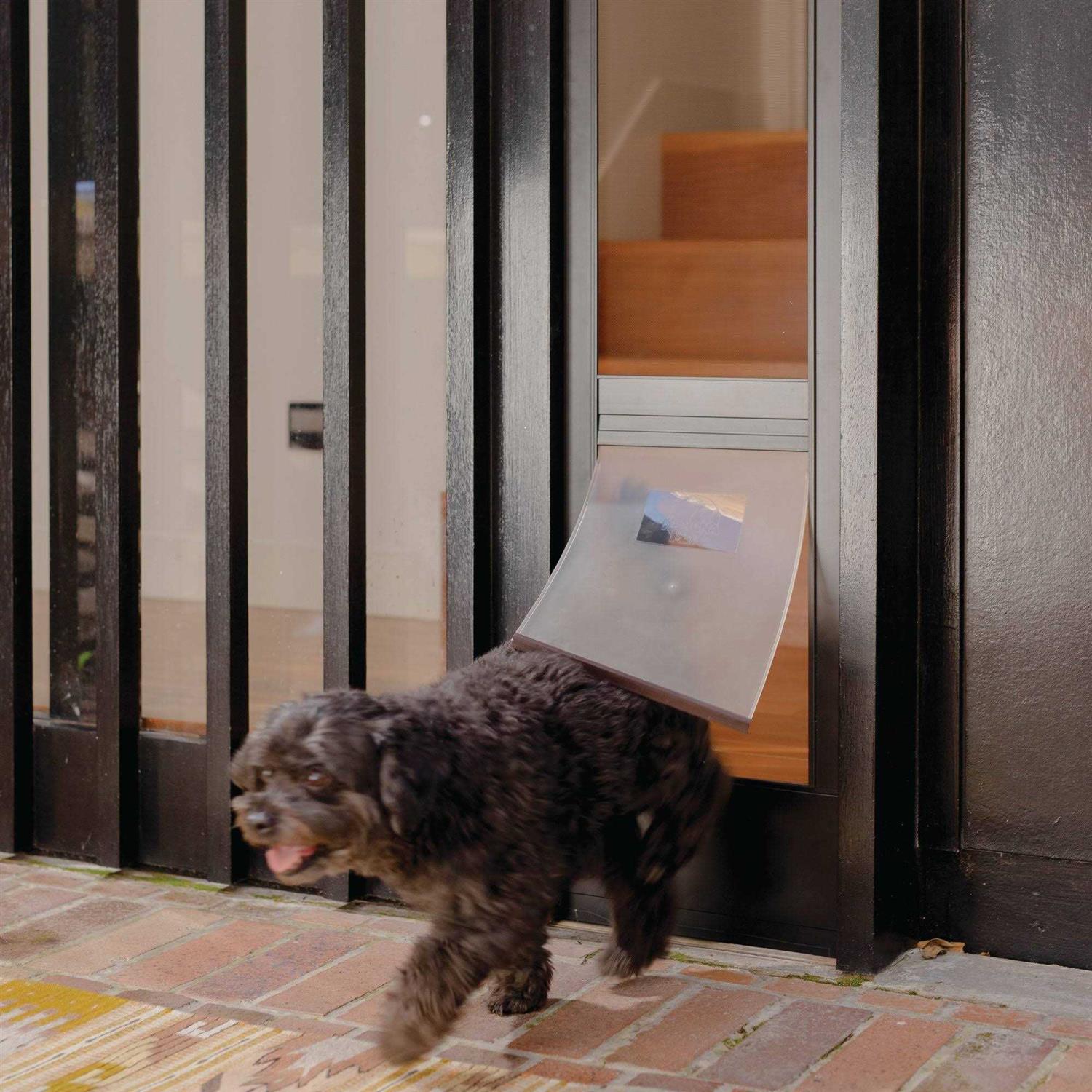 Hakuna Pets Small Silver Patio Pet Door - Image 5