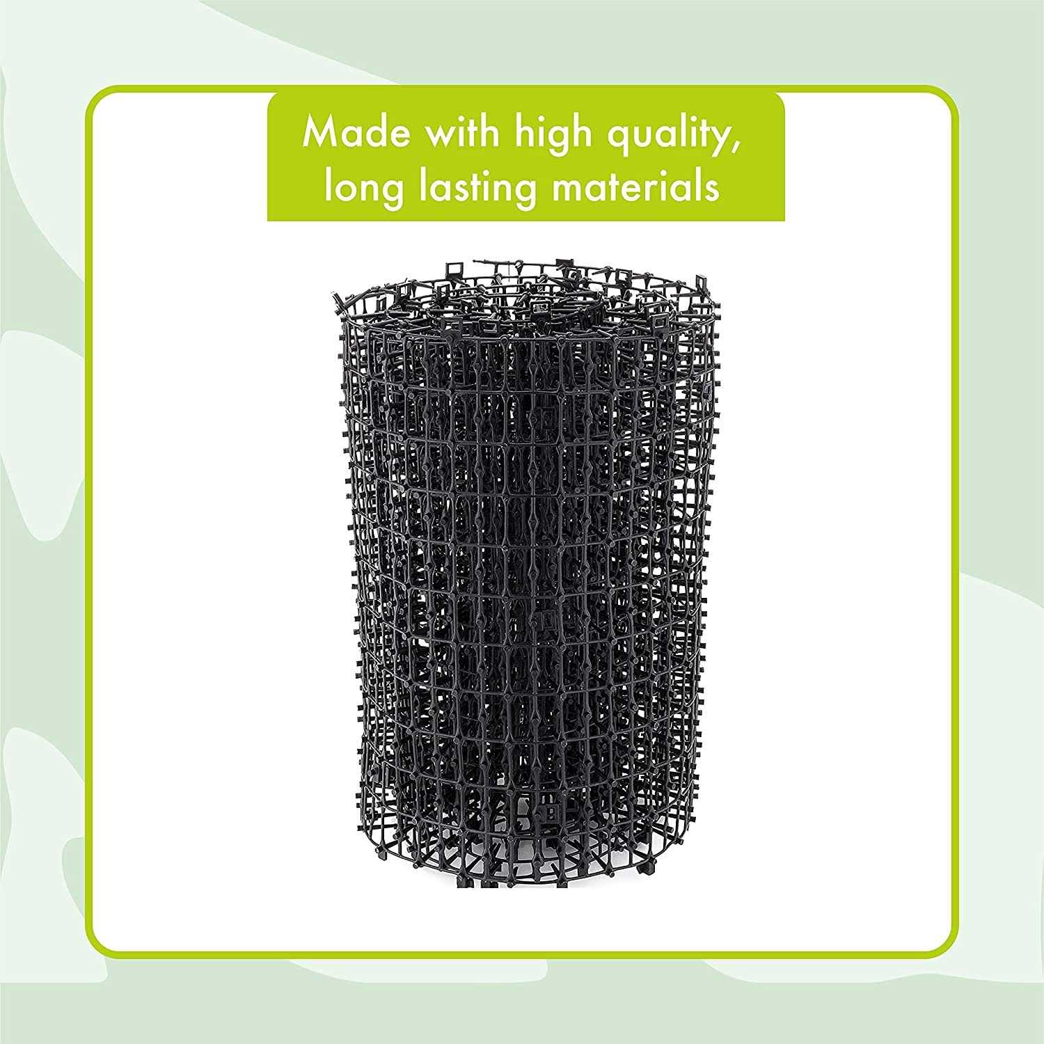 Homarden Outdoor Training Mat for Cats Cat Scat Mat Indoor and Outdoor Cat Spikes with 12 Garden Staples to Keep of Dog Off Couch and Keep - Image 4