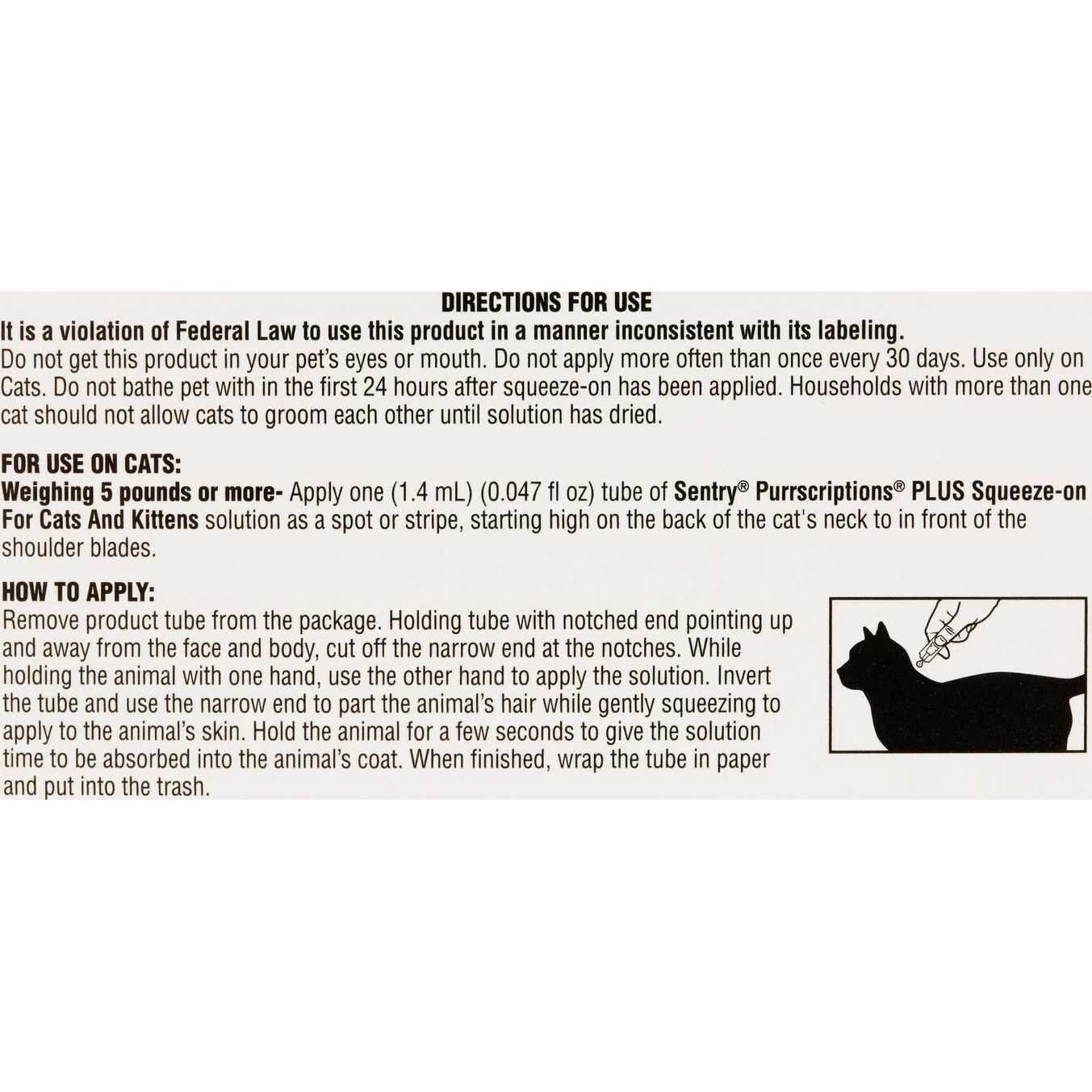 Sentry PurrScriptions Plus Flea & Tick Control for Cats & Kittens - Image 4