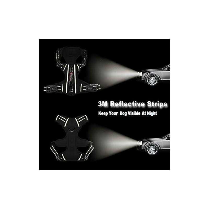 Barkbay No Pull Dog Harness Front Clip Heavy Duty Reflective Easy Control Handle for Large Dog Walking - Image 3