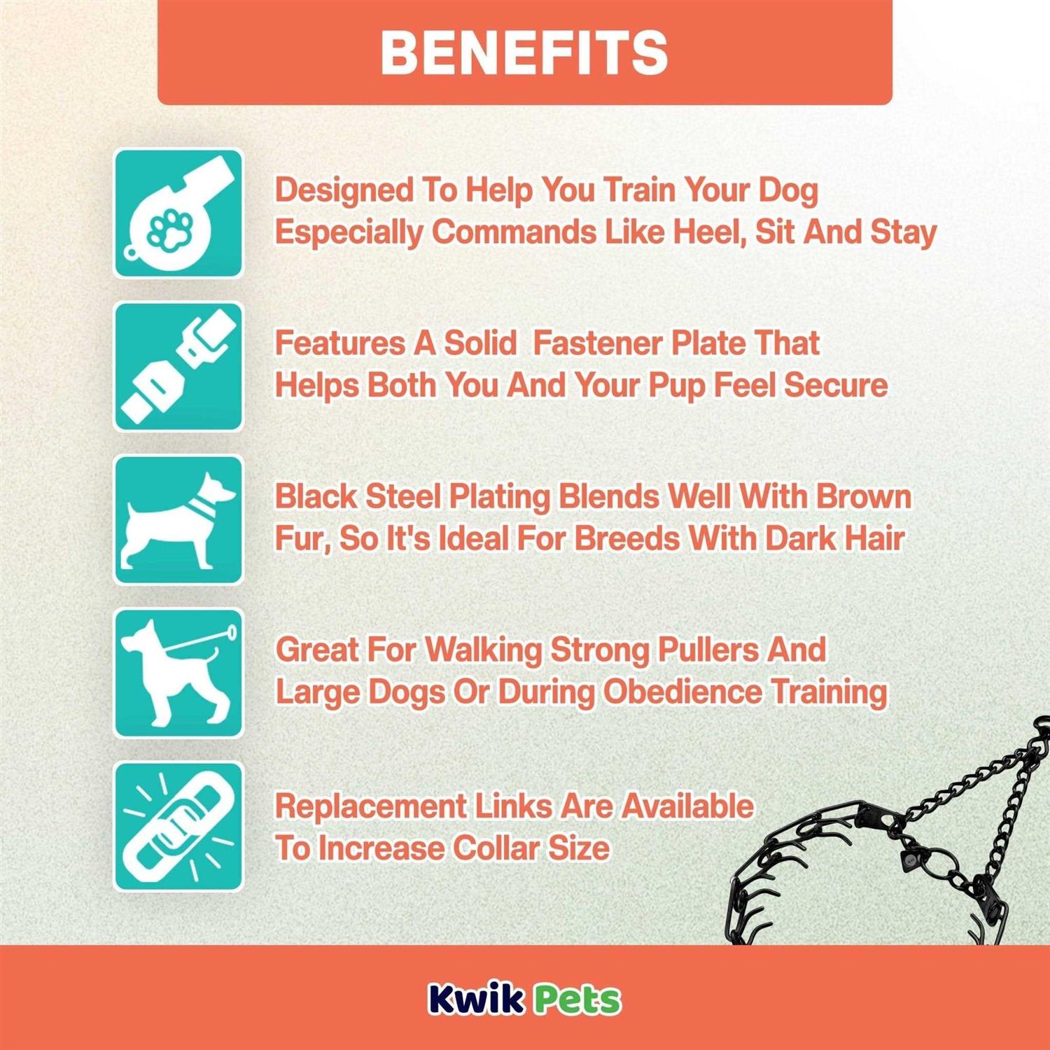 Herm Sprenger Ultra-Plus Stainless Dog Prong Training Collar - Image 5