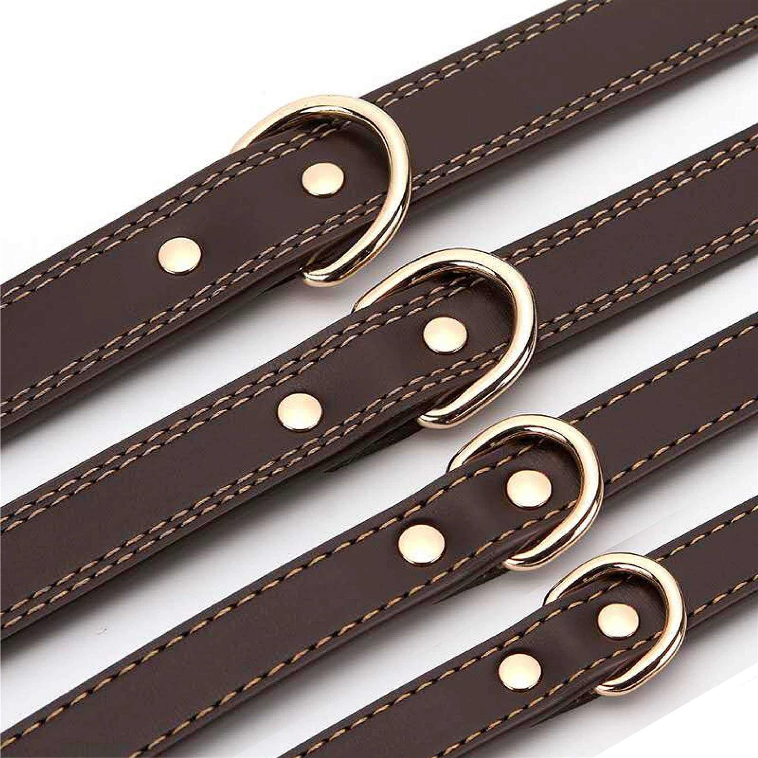 Express Pencils Personalized Dog Collar Engraved Soft Leather Custom Small - Image 3