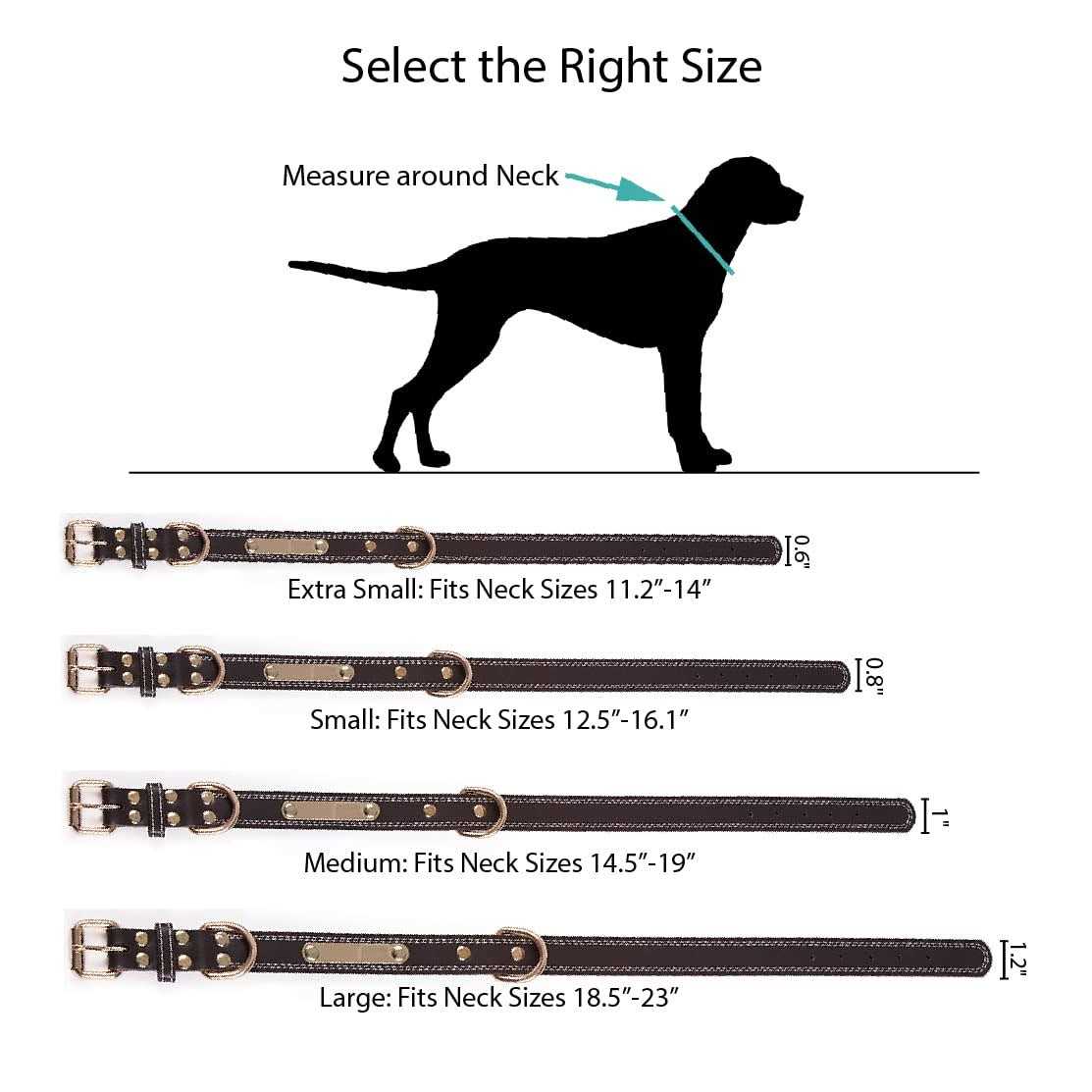 Express Pencils Personalized Dog Collar Engraved Soft Leather Custom Small - Image 4