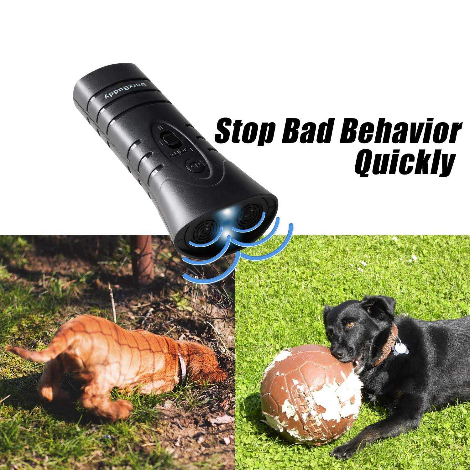 BarxBuddy Anti Barking Control Device Ultrasonic Sound with LED Lights and Strap - Image 5