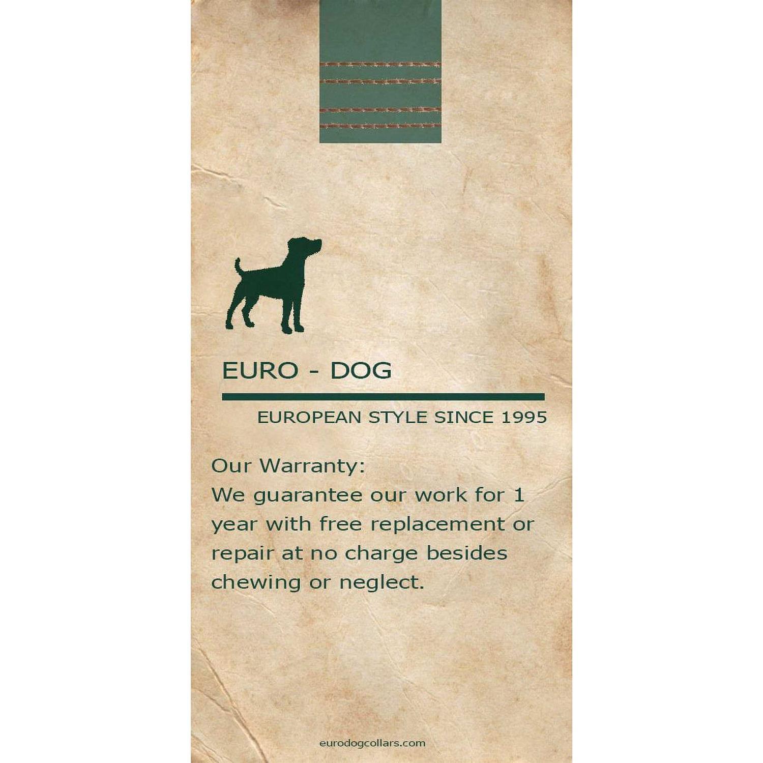 Euro-Dog Luxury Soft Leather Collar - Image 3