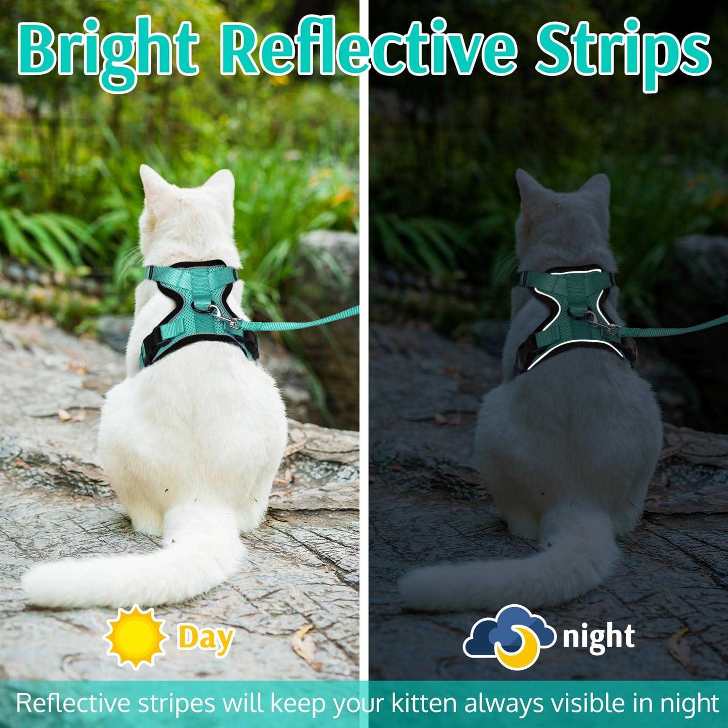 Rabbitgoo Cat Harness and Leash for Walking Escape Proof Soft Adjustable Vest Harnesses for Cats - Image 5