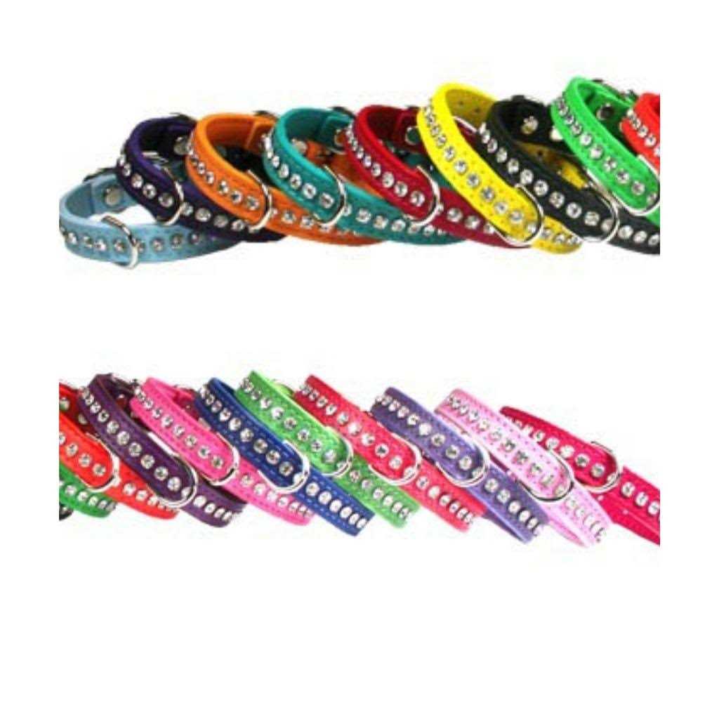 OmniPet Signature Leather Crystal Dog Collar - Image 4