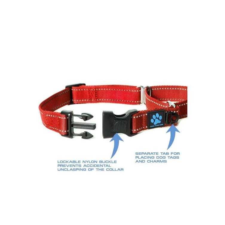 Max and Neo Nylon Martingale Collar We Donate a Collar to a Dog Rescue for Every Collar Sold - Image 4