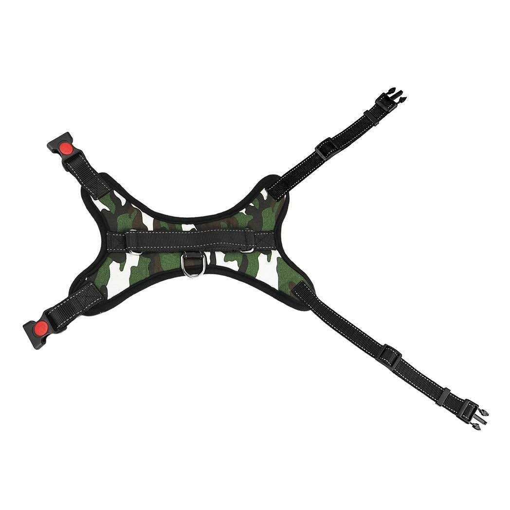 FakeFace Heavy Duty Adjustable Pet Puppy Dog Safety Harness with Leash Lead Set Reflective No-Pull Breathable Padded Dog Leash Collar Chest Harness Vest - Image 4