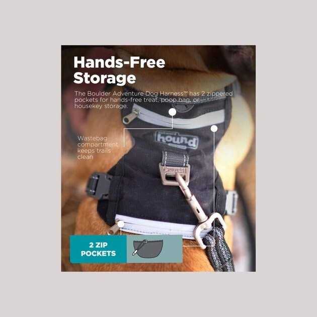 Outward Hound Boulder Adventure Adjustable Dog Harness with Pockets - Image 3