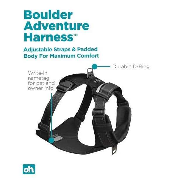 Outward Hound Boulder Adventure Adjustable Dog Harness with Pockets - Image 4