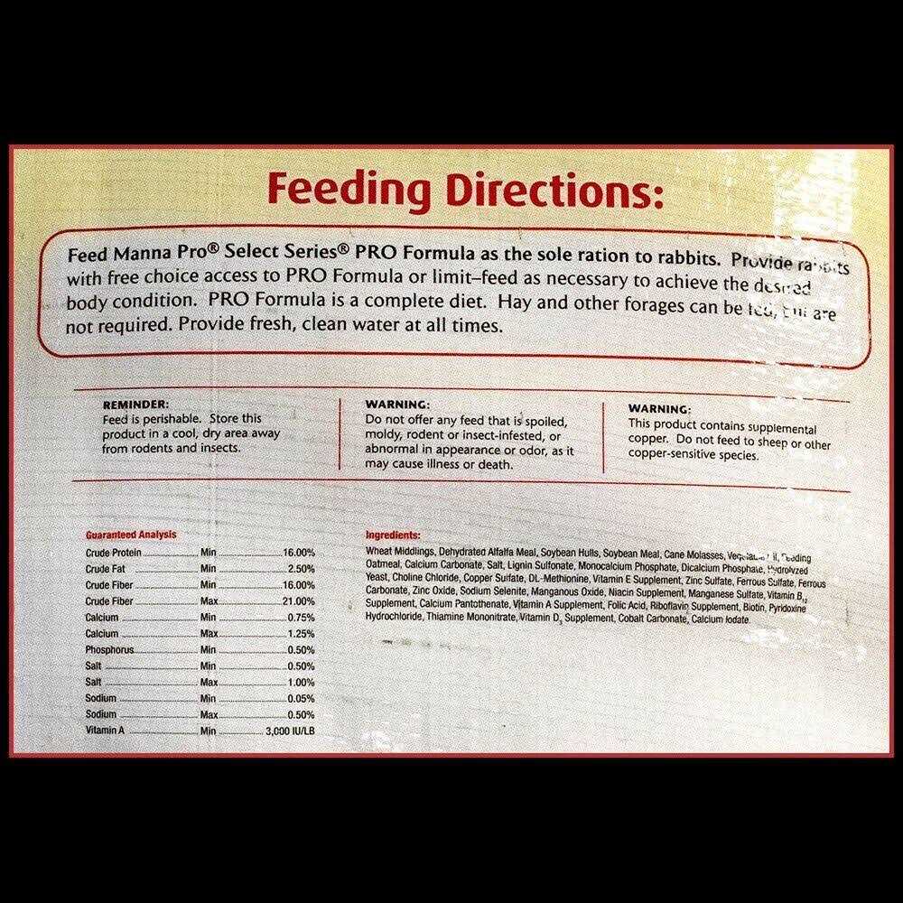 Manna Pro Feed For Rabbits 2424103 - Image 5