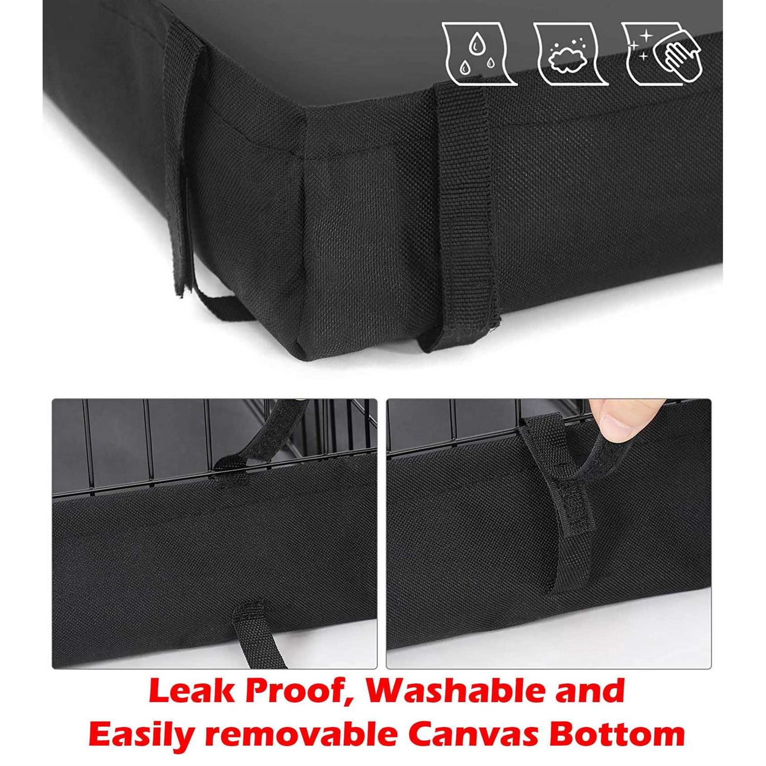 Mcage 48 Extra Large Guinea Pig Dwarf Rabbit Habitat Yard Hamster Turtle Critters Cage Center Divider with Door Mouse Mice Bunny Enclosure - Image 3