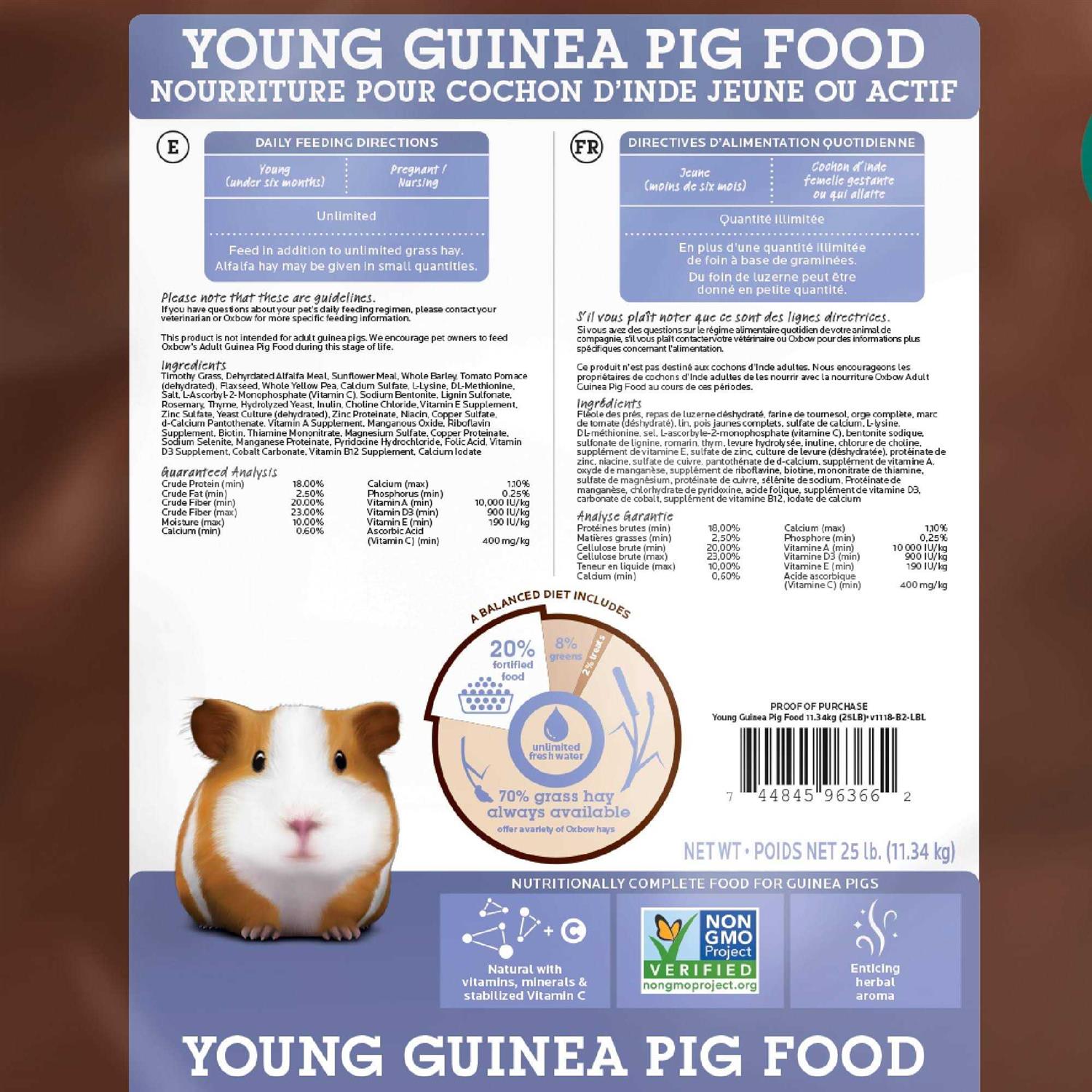 Oxbow Garden Select Adult Guinea Pig Food - Image 4