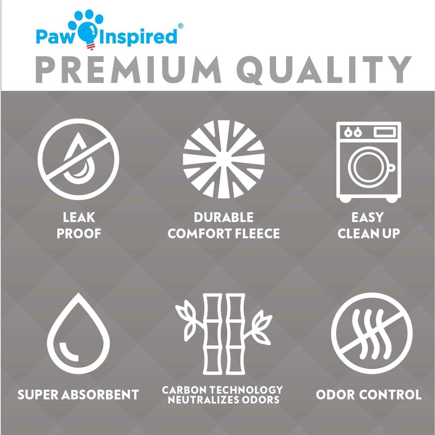 Paw Inspired Bamboo Carbon Washable Guinea Pig Cage Liners - Image 3