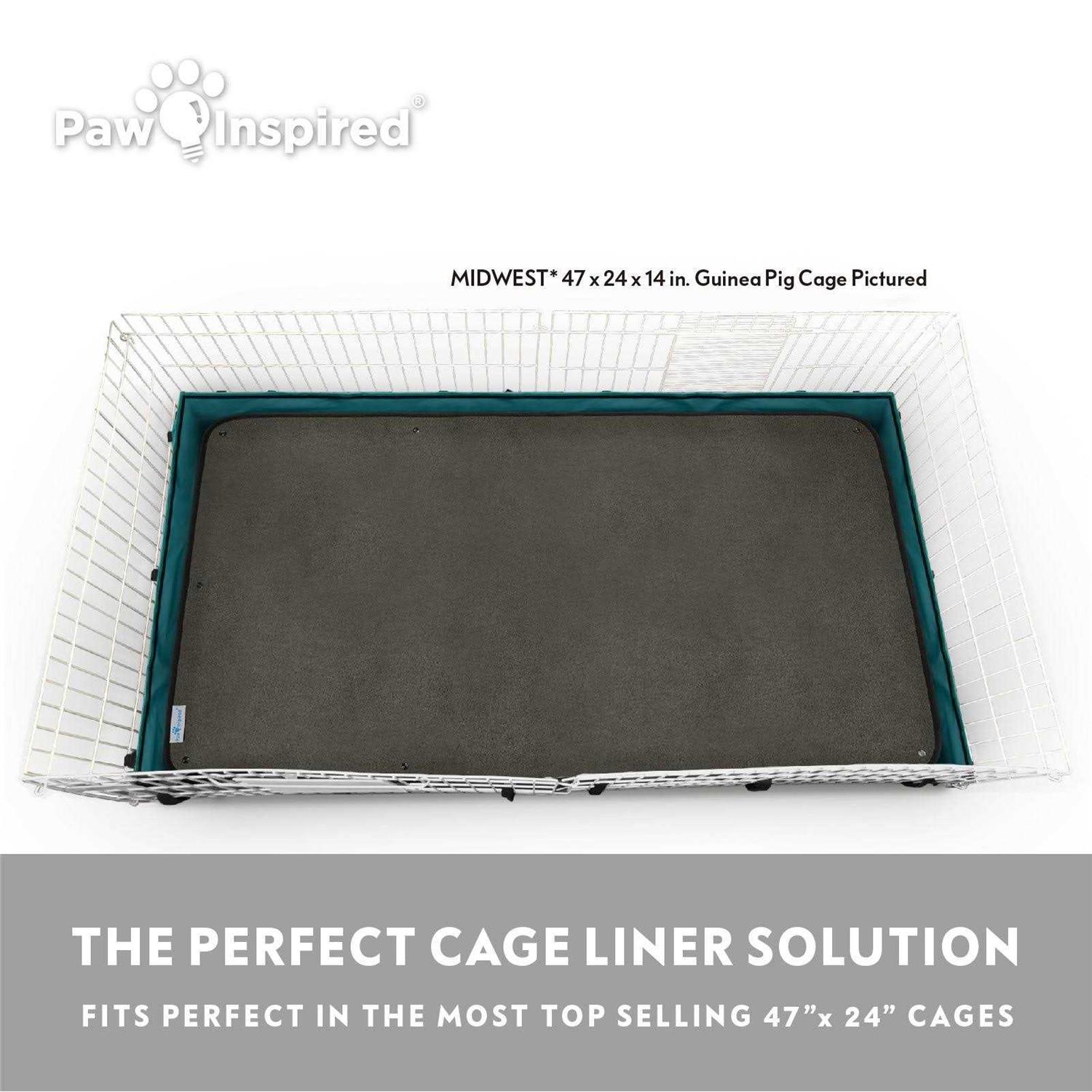 Paw Inspired Bamboo Carbon Washable Guinea Pig Cage Liners - Image 5