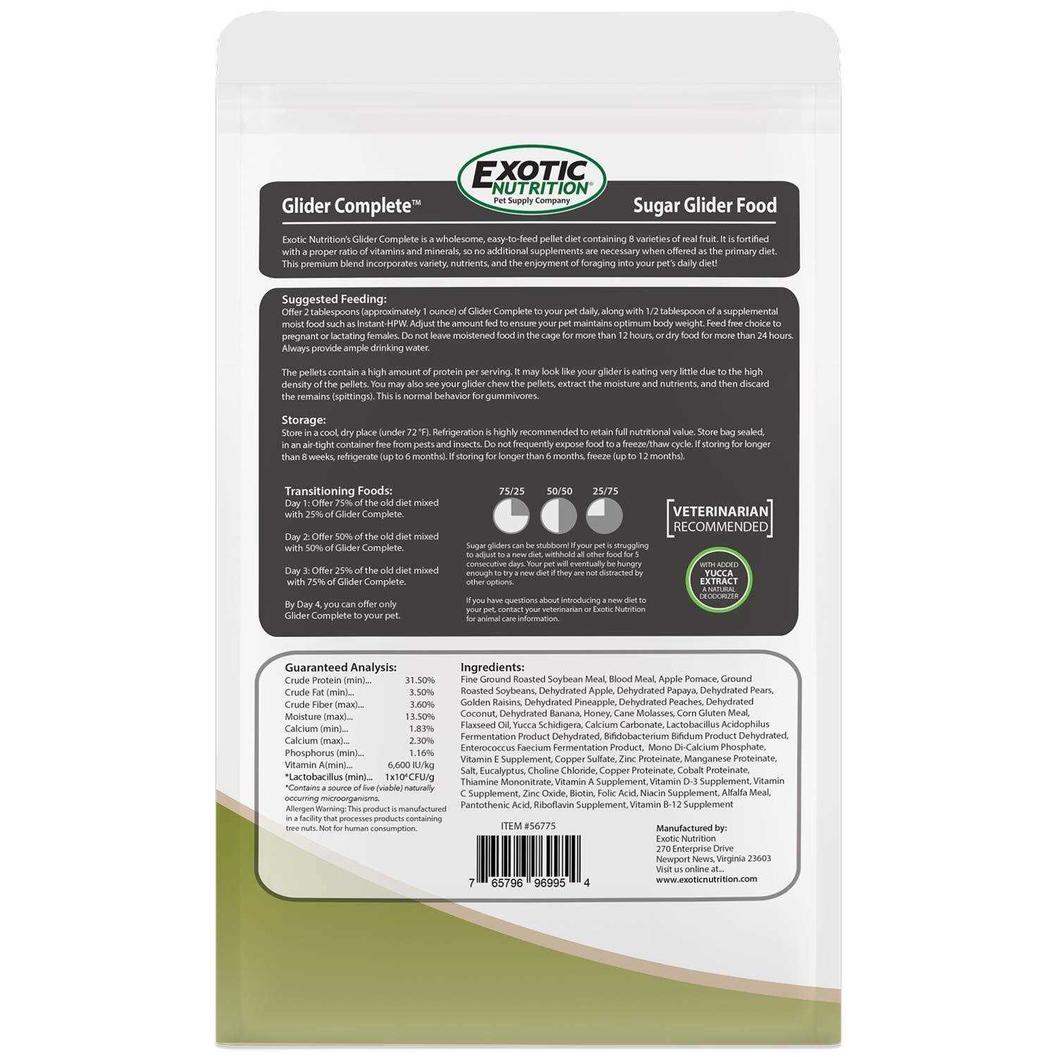 Exotic Nutrition Glider Complete Sugar Glider Food - Image 3