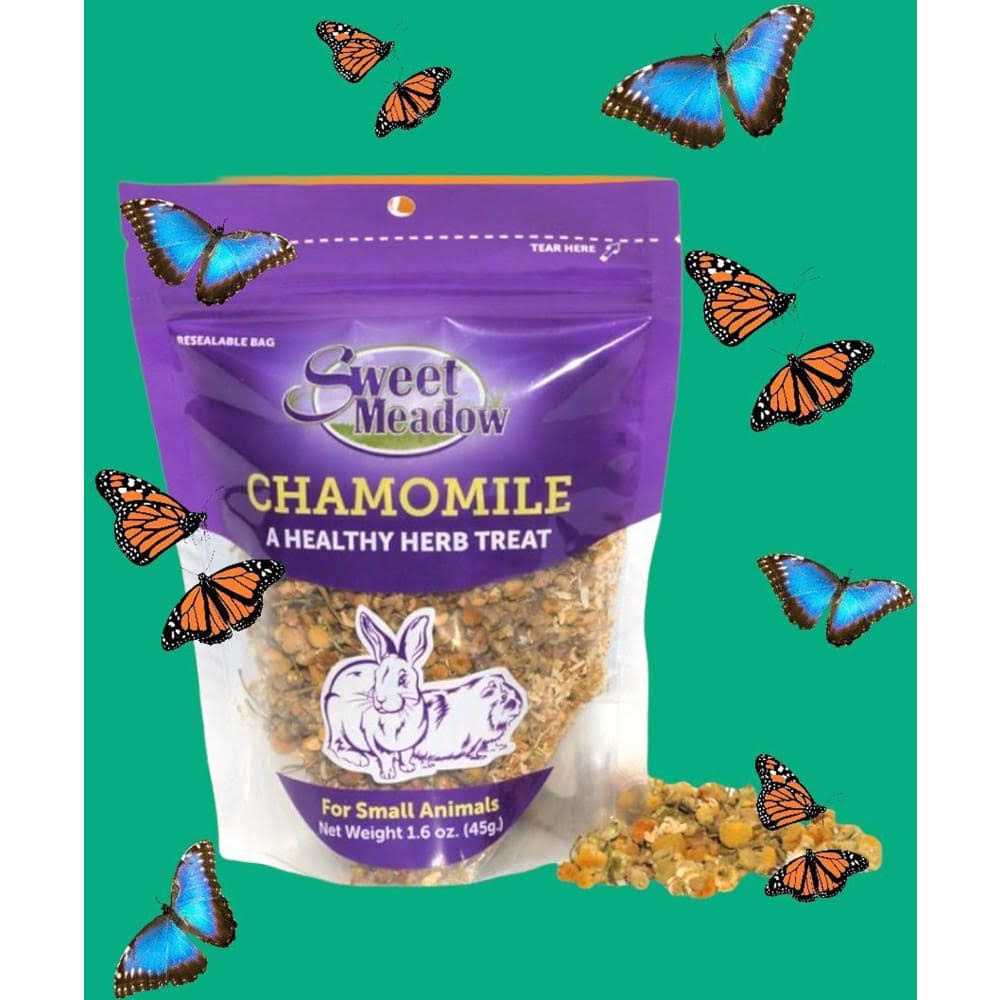 Sweet Meadow Farm Chamomile Healthy Herb Small Animal Treat - Image 4