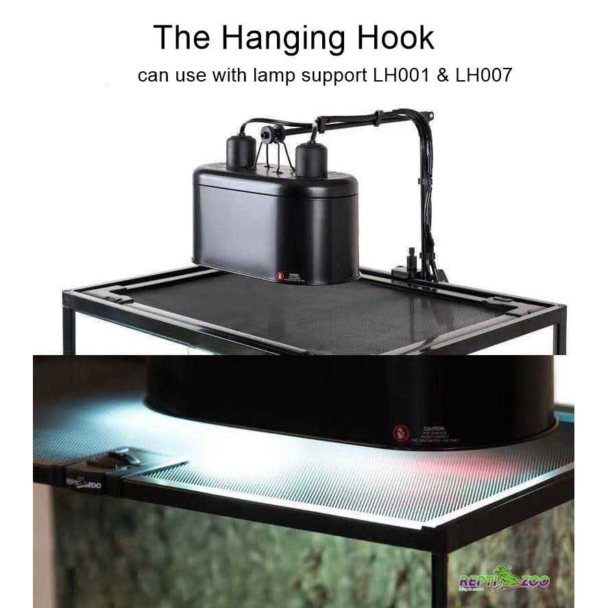 REPTIZOO Deep Dual Lamp Fixture UVB Compact Reptile Heat Lighting Kit Combo Deep Dome Lamp Holder DRL01 - Image 4