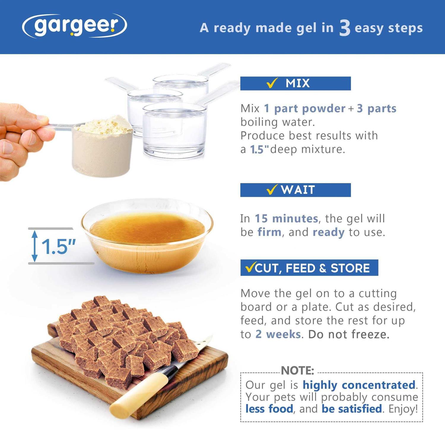 Gargeer Leopard Gecko Food Complete Gel Diet for Both Juveniles and Adults. Proudly Made in The USA - Image 3