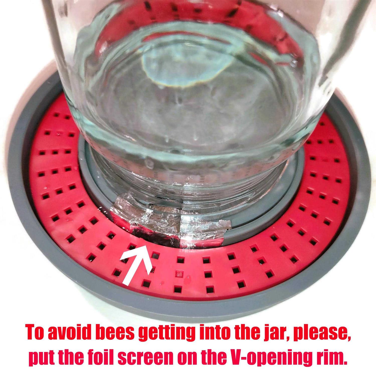 ZAVHOZ Bees Feeding Bowl Bee Feeder Hive Water Drinker Sugar Syrup Drinking Dispenser Tool Plastic Mesh Dish Beehive Apiary Accessory Beekeeping - Image 5