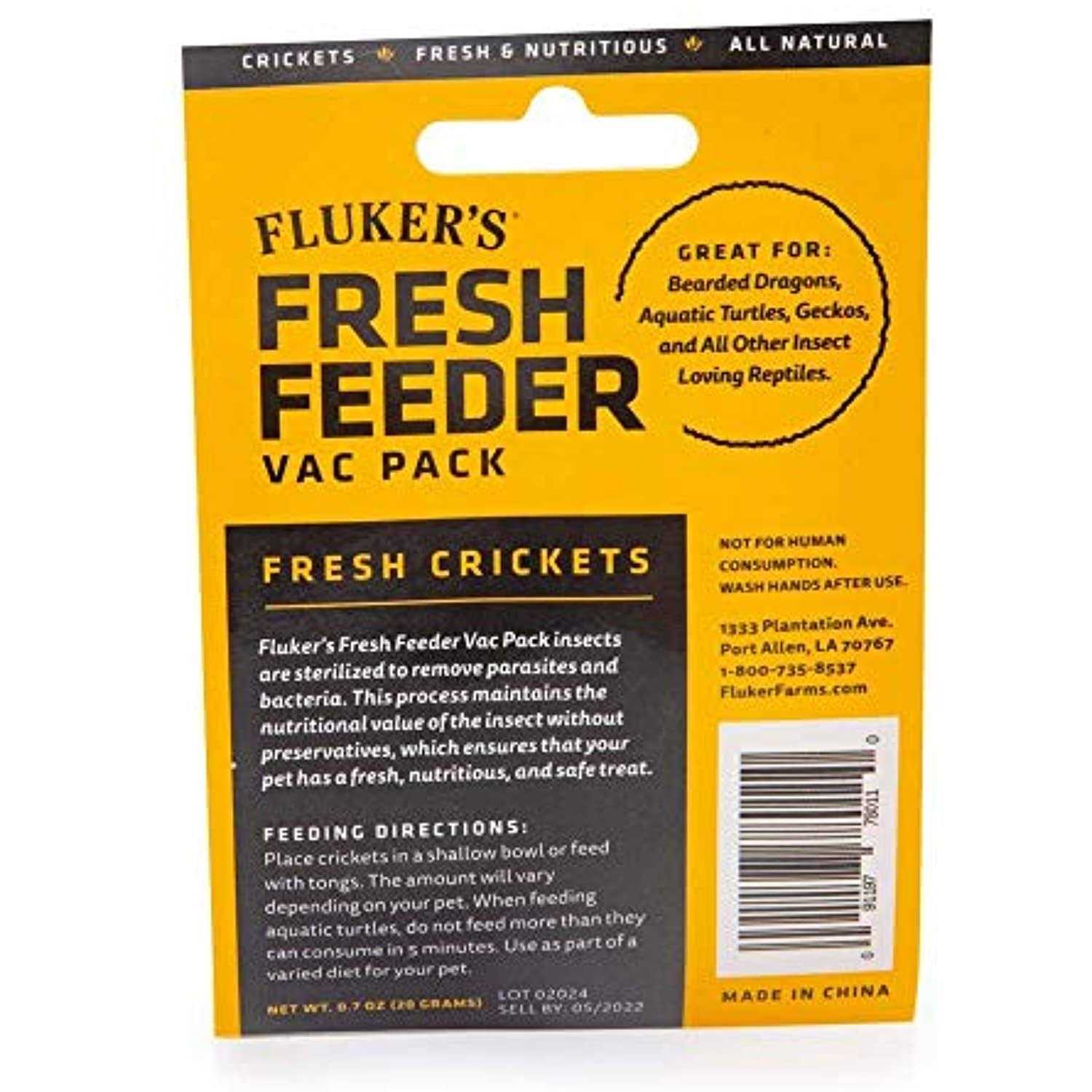 Flukers Cricket Fresh Feeder Vac Pack - Image 4