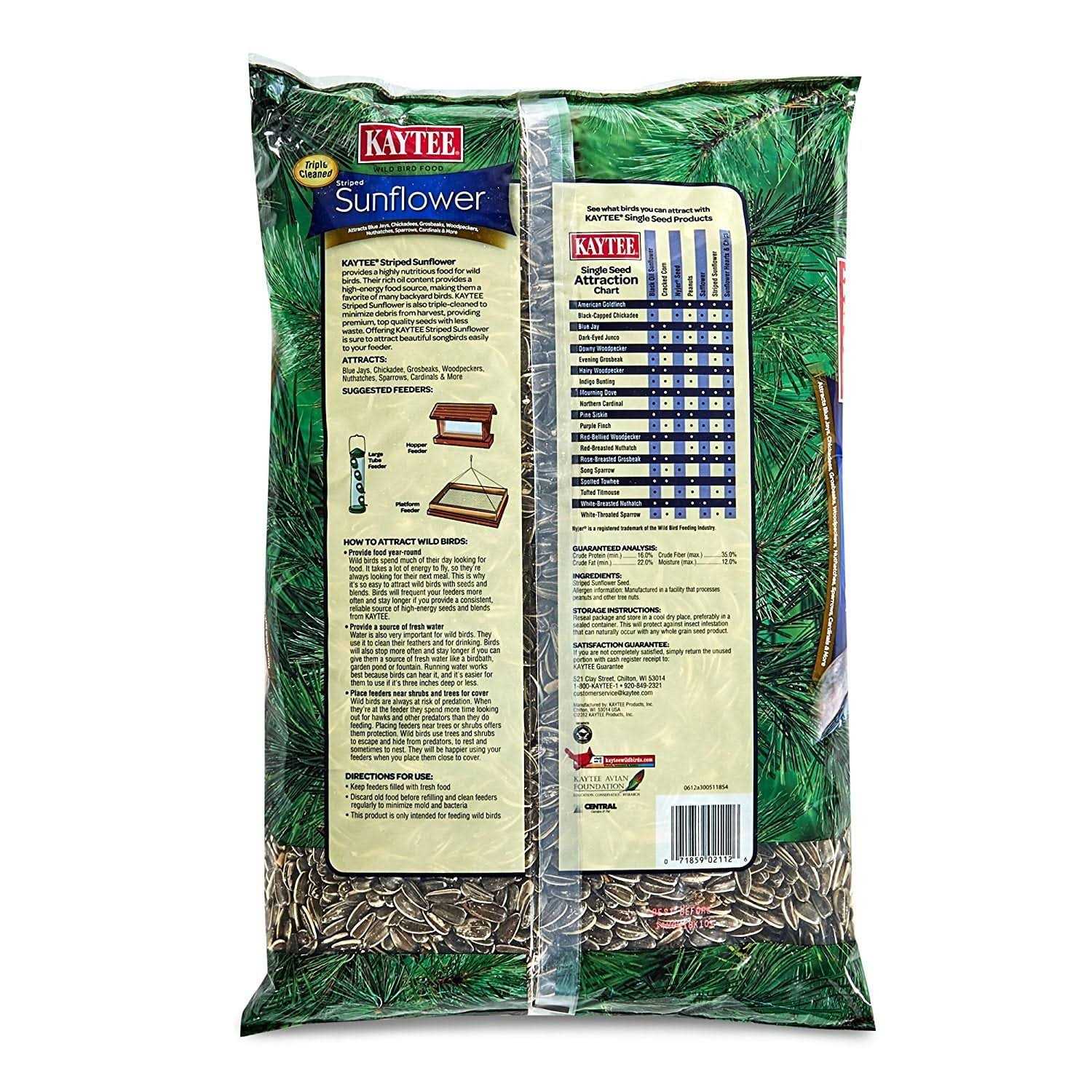 Kaytee Striped Sunflower Wild Bird Food - Image 3