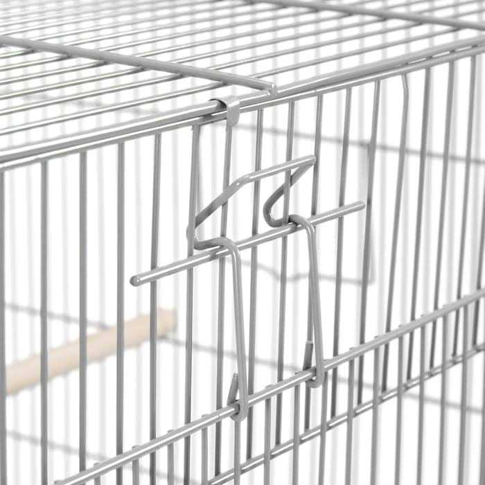 Topeakmart 47 Flight Cage with Slide-Out Tray and Rolling Detachable Stand for Birds - Image 3