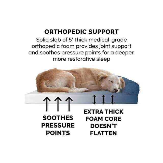 FurHaven Quilted Orthopedic Sofa Pet Bed - Image 4