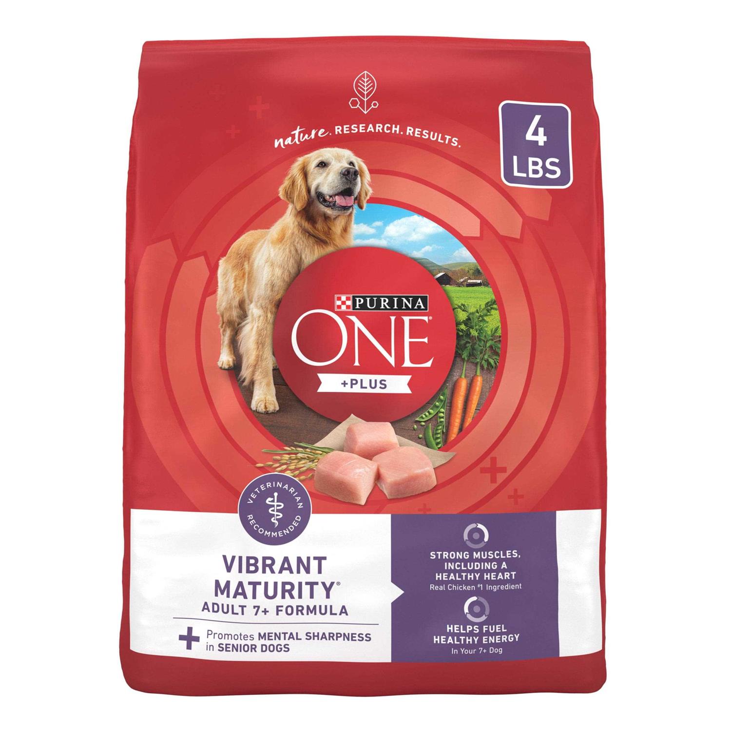 Purina ONE Plus Vibrant Maturity Adult Dry Dog Food Senior