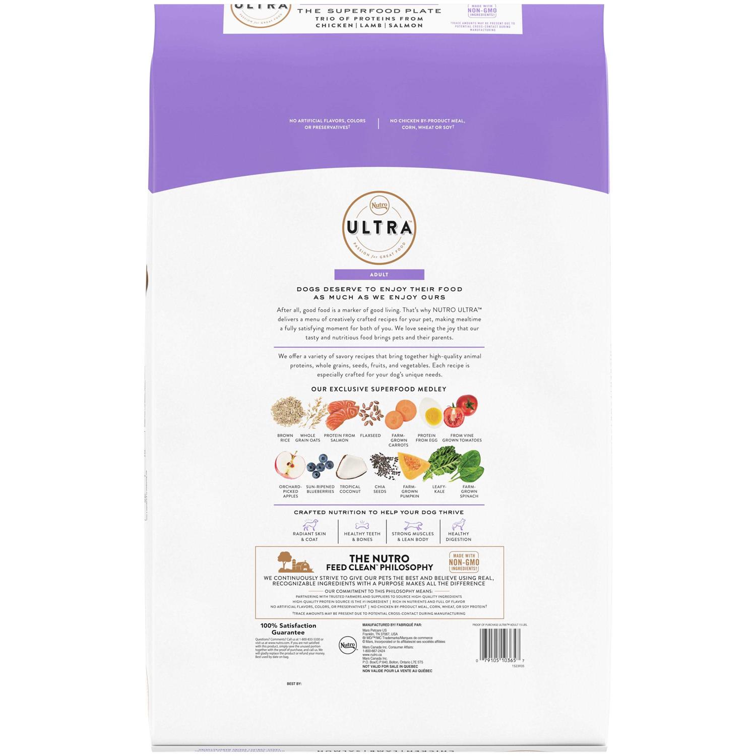 Nutro Ultra Adult Dry Dog Food - Image 3