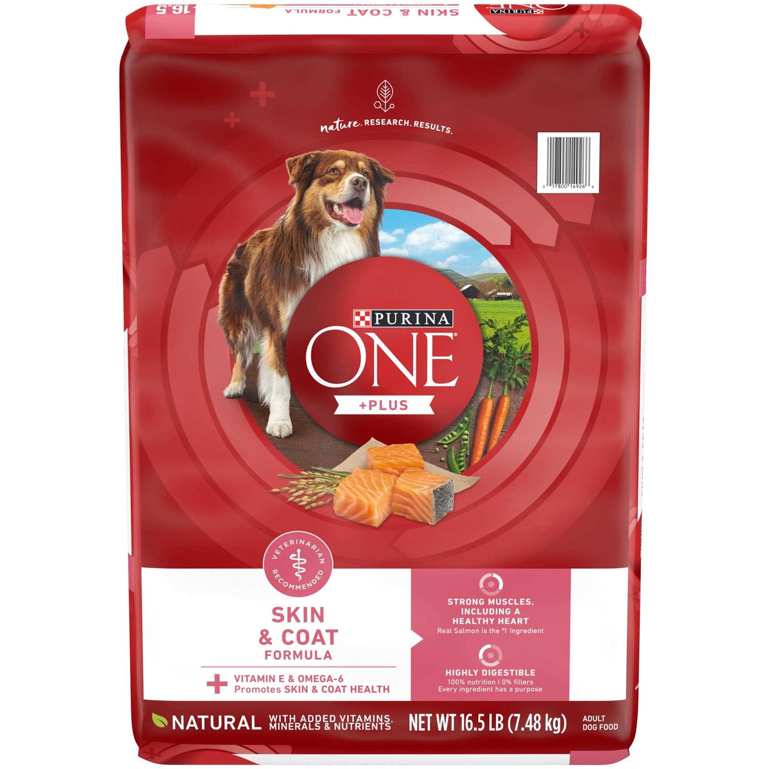 Purina ONE +Plus Skin & Coat Formula Dry Dog Food