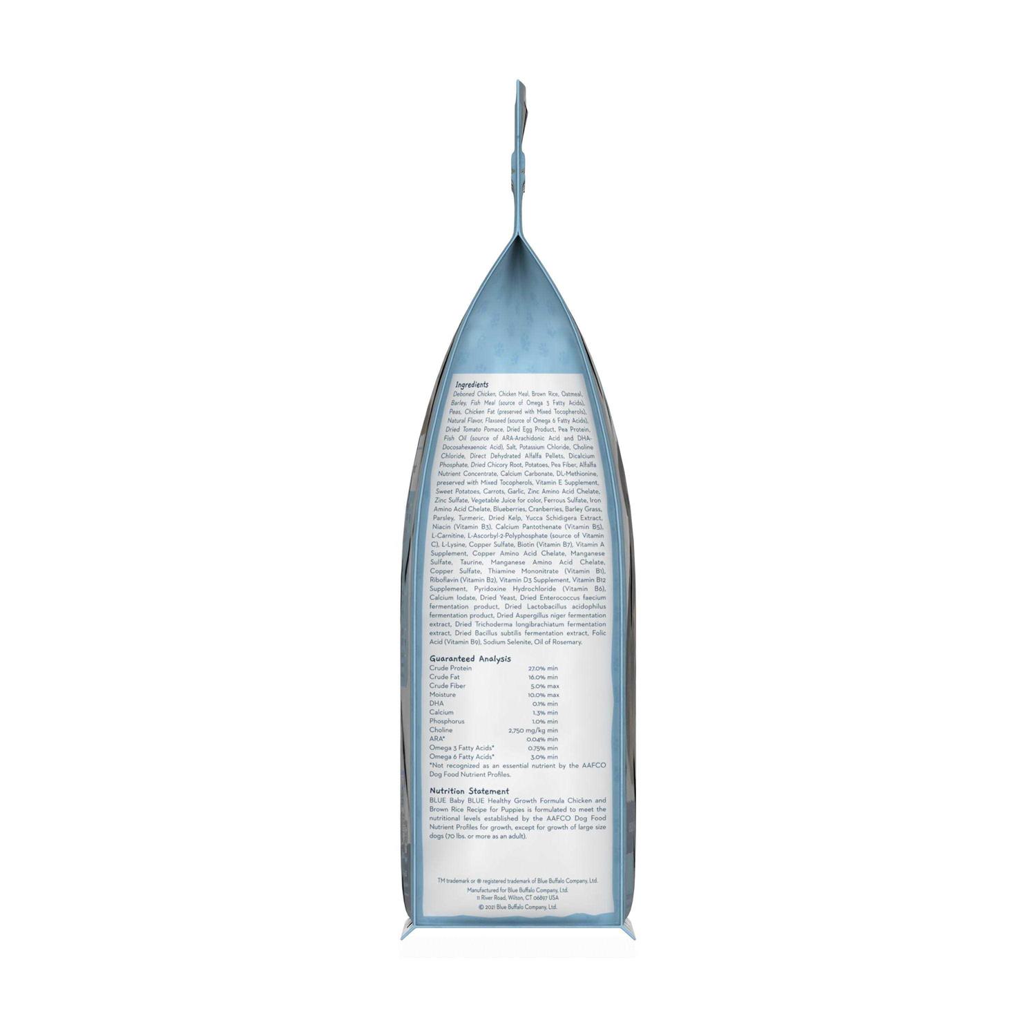 Blue Buffalo Baby Blue Healthy Growth Formula Natural Puppy Dry Dog Food, Chicken and Brown Rice Recipe - Image 4