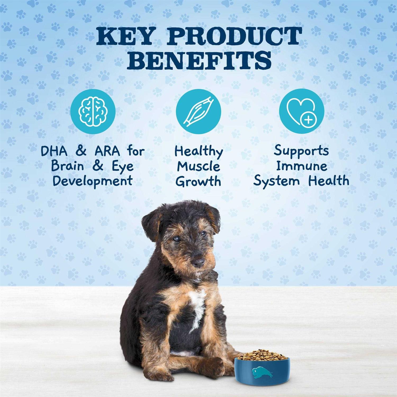 Blue Buffalo Baby Blue Healthy Growth Formula Natural Puppy Dry Dog Food, Chicken and Brown Rice Recipe - Image 5