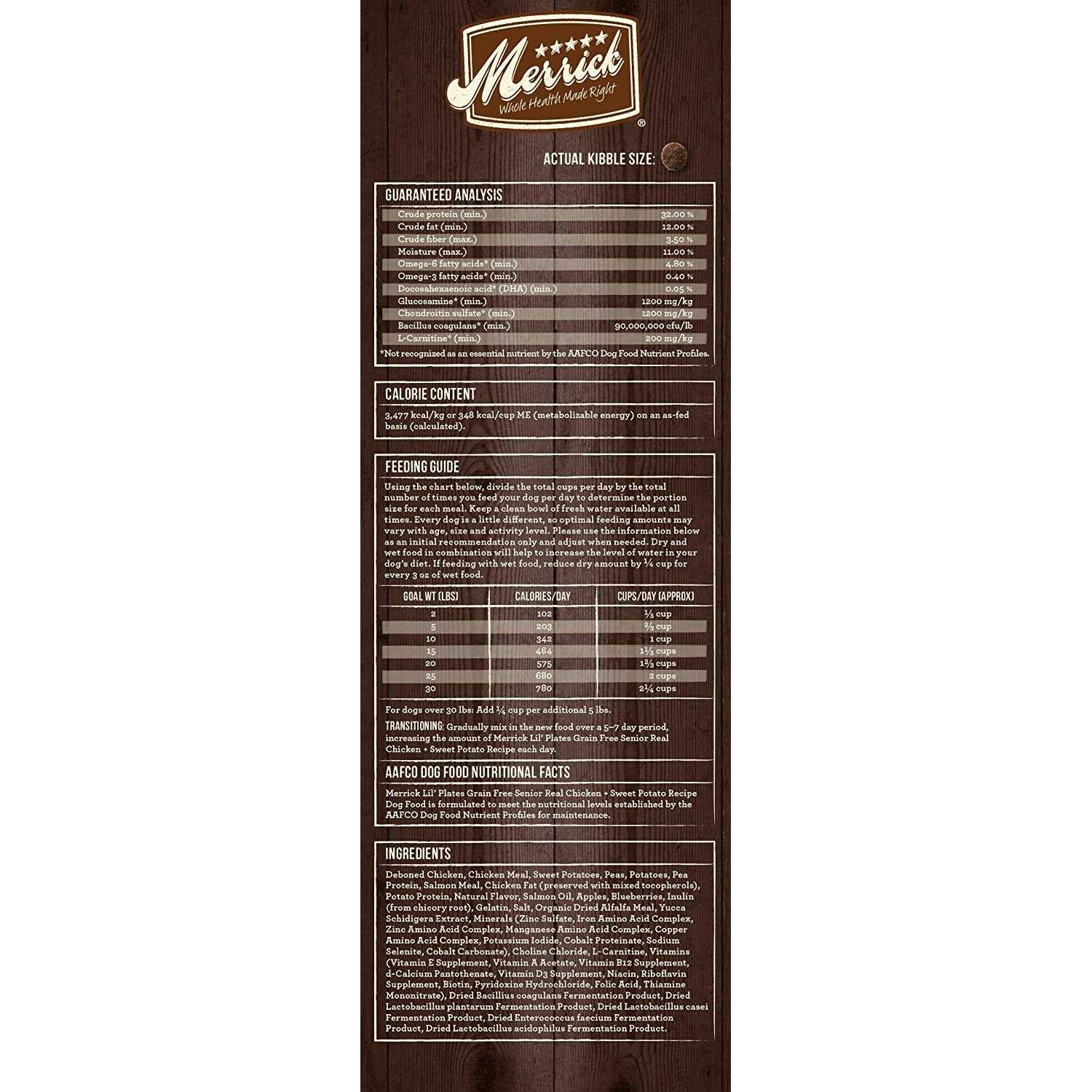 Merrick Lil' Plates Grain Free Real Sweet Potato Small Breed Dry Dog Food - Image 5