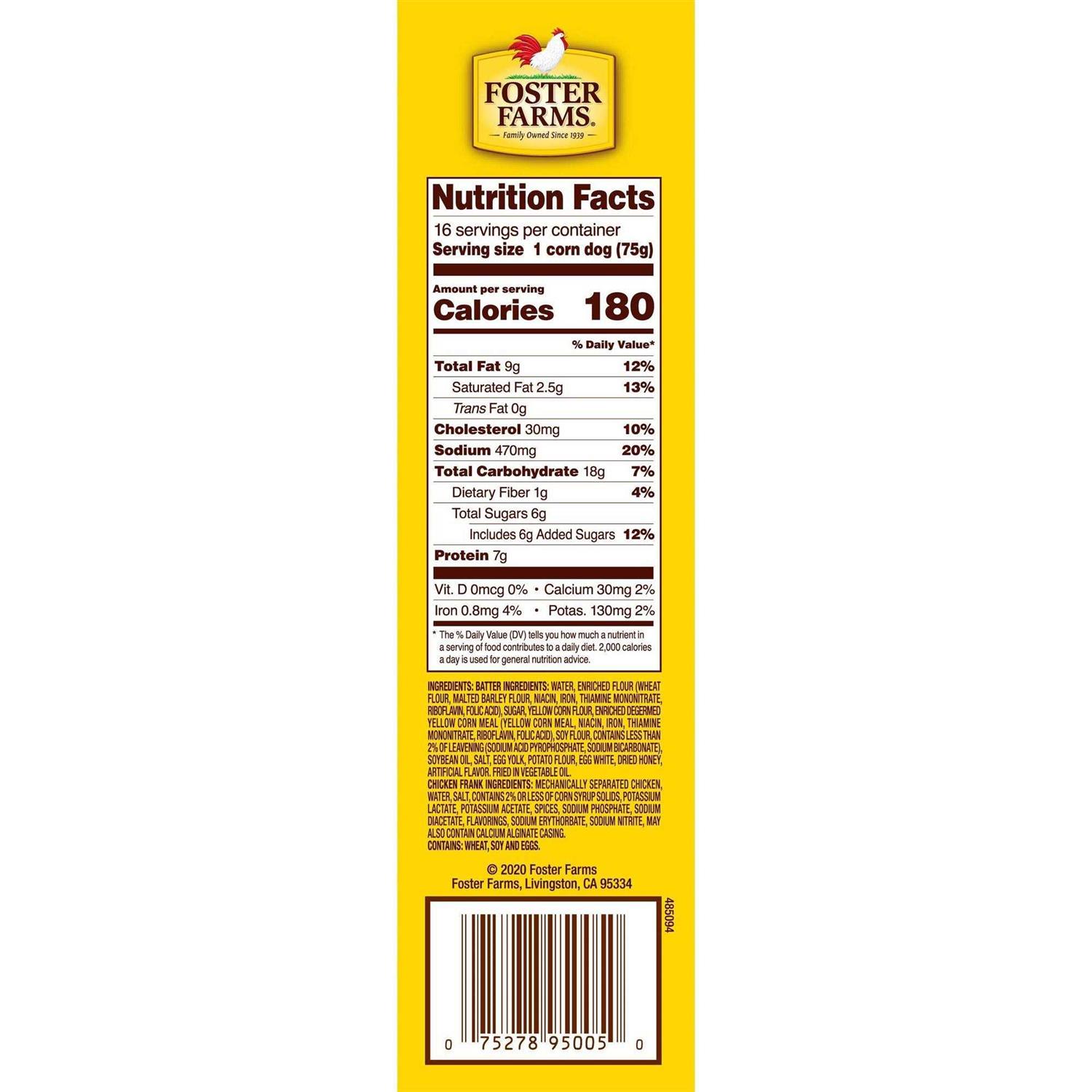 Foster Farms Corn Dogs Honey Crunchy Flavor - Image 5