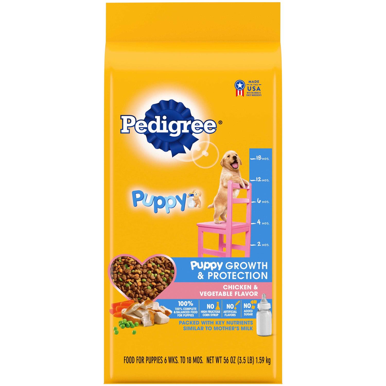 Pedigree Puppy Growth Protection Chicken Vegetable Dry Dog Food