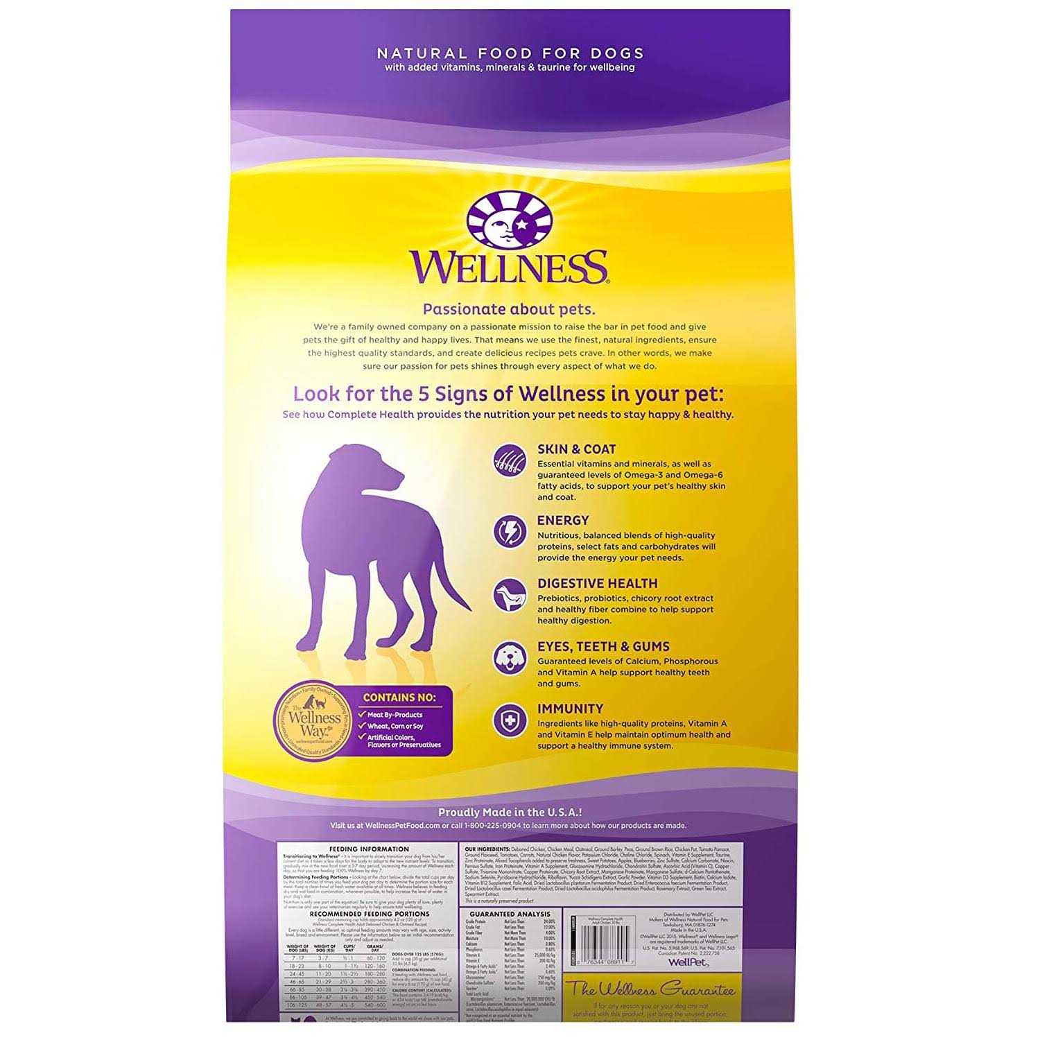 Wellness Complete Health Chicken Dry Dog Food - Image 3