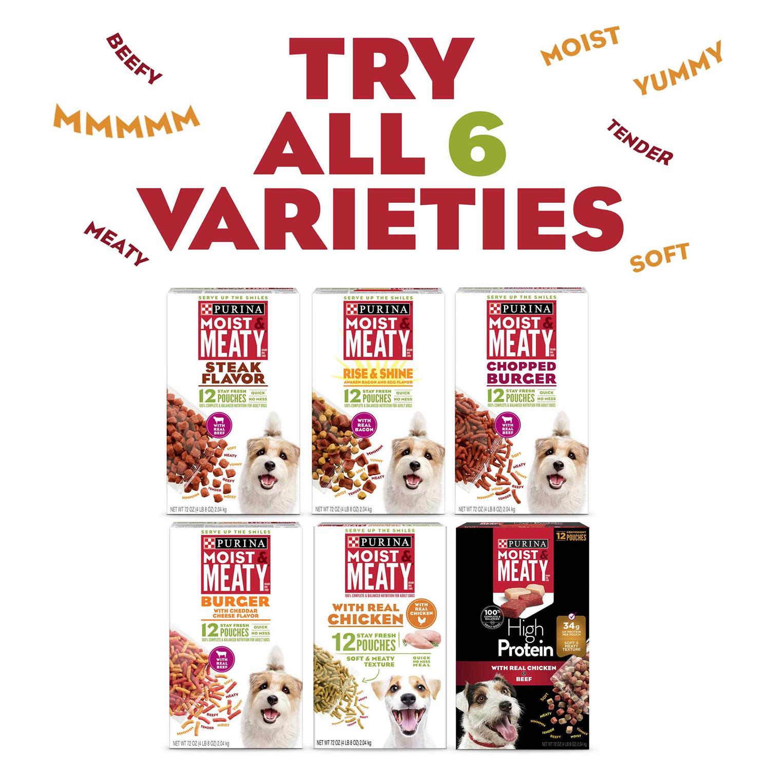 Purina Moist and Meaty Soft Dog Food Real Chicken Recipe - Image 3