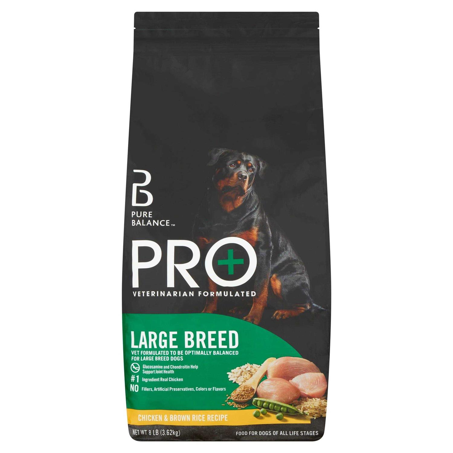 Pure Balance Pro+ Large Breed Chicken & Brown Rice Recipe Dry Dog Food
