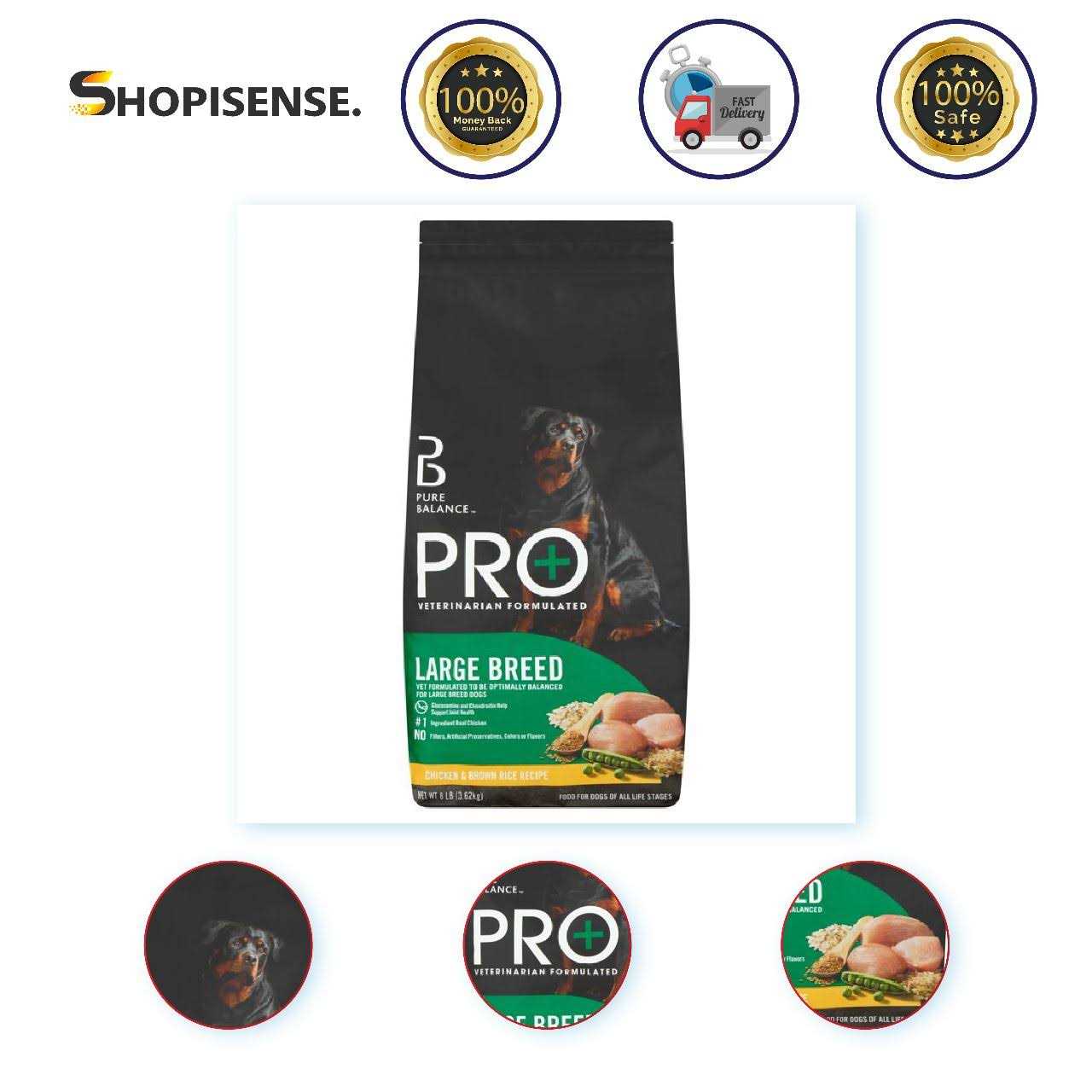 Pure Balance Pro+ Large Breed Chicken & Brown Rice Recipe Dry Dog Food - Image 5