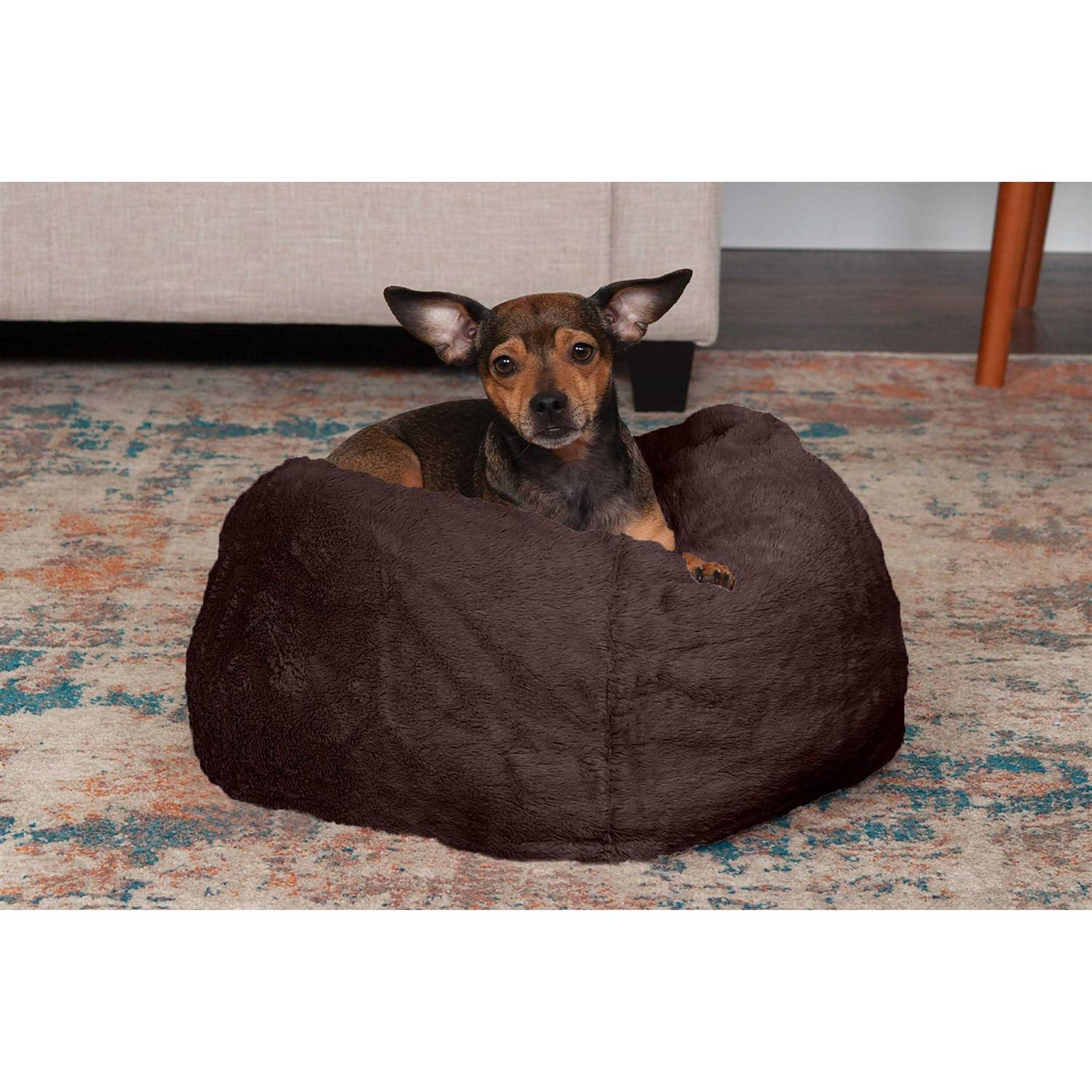 FurHaven Pet Round Plush Ball Dog Bed - Image 5